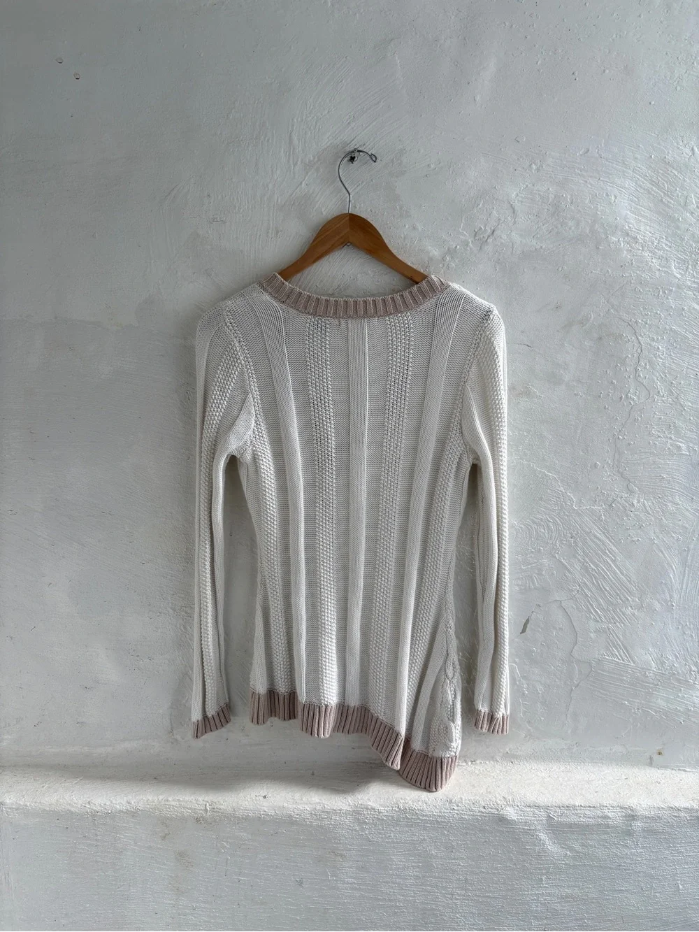 Y2K vintage knit corded cardigan